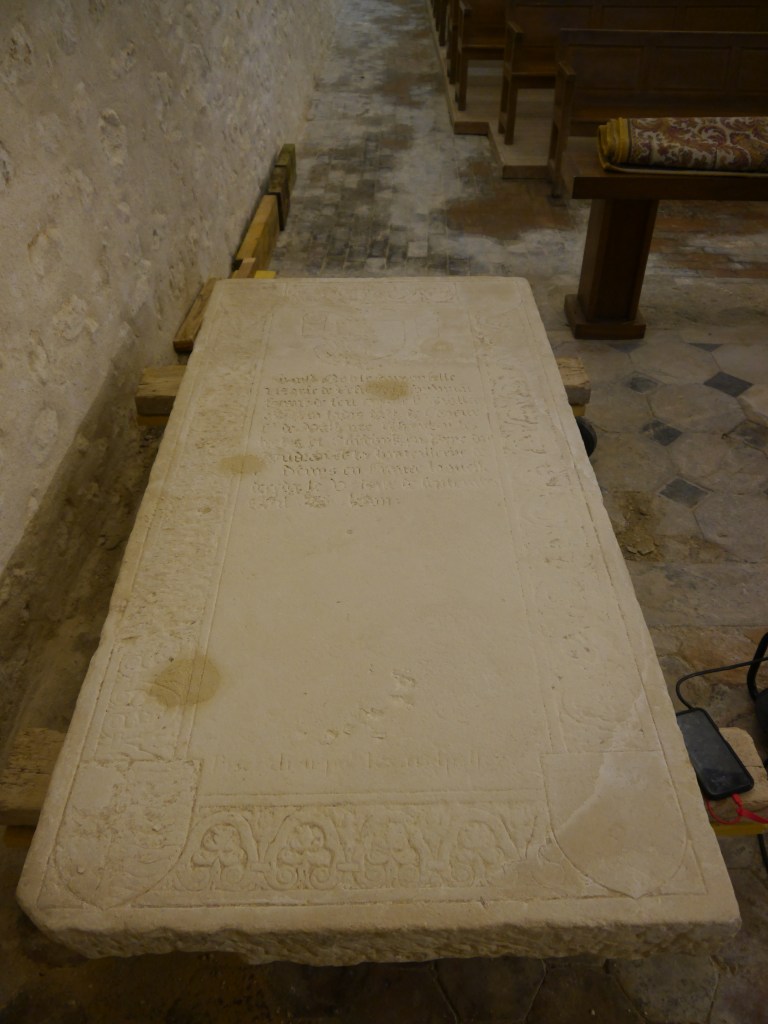 Bouchages des lacunes en cours de séchage